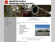 Tablet Screenshot of bramptonplate.com